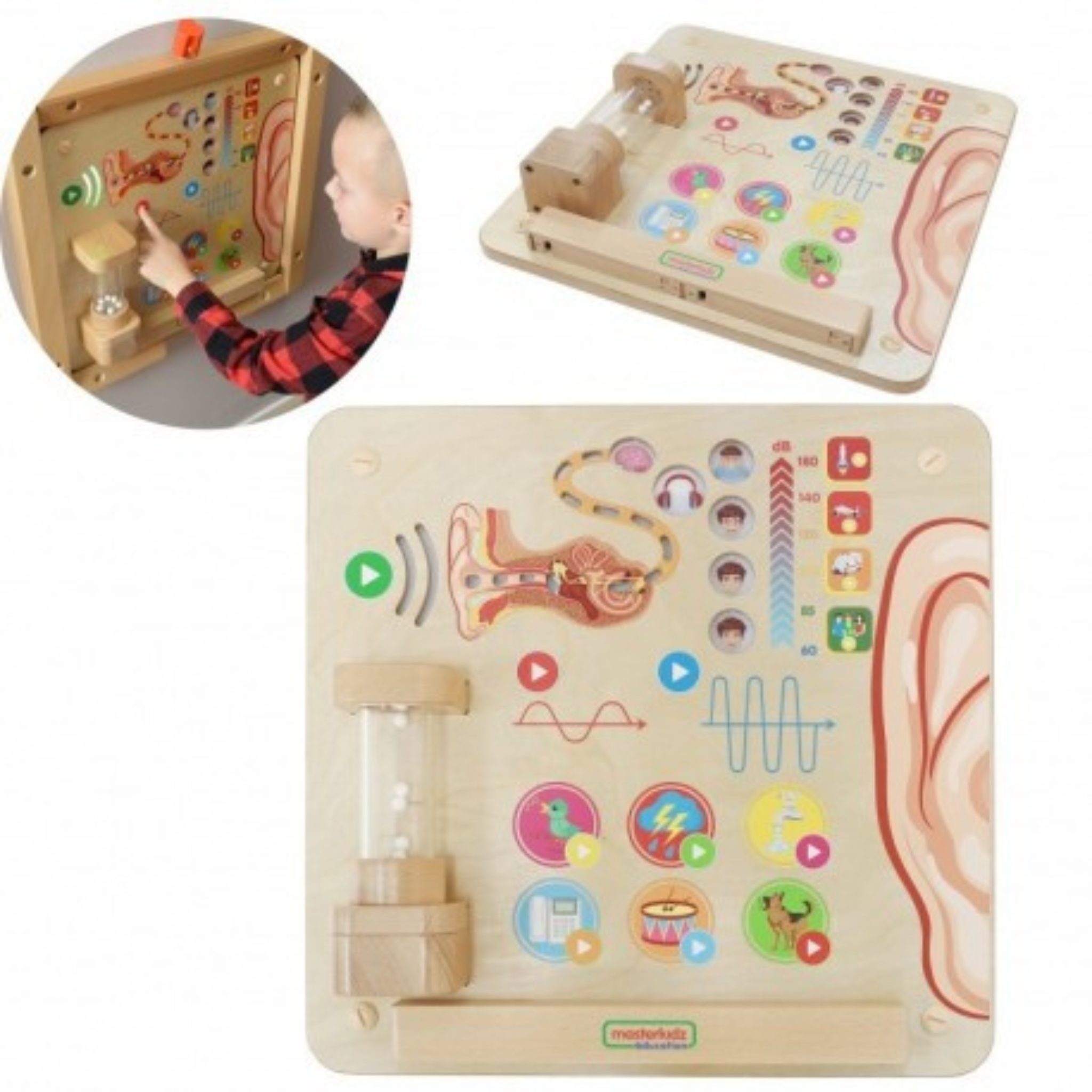 The Sense of Hearing Educational Board | Interactive STEM Sound Learning Toy for Kids