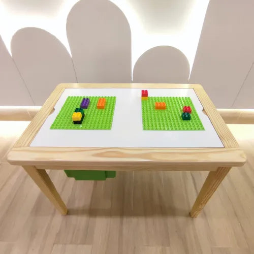 Sensory & LEGO Multipurpose Table for Kids | Wooden Activity Table 3-7 Years