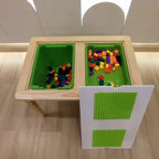 Sensory & LEGO Multipurpose Table for Kids | Wooden Activity Table 3-7 Years