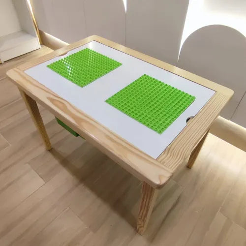 Sensory & LEGO Multipurpose Table for Kids | Wooden Activity Table 3-7 Years