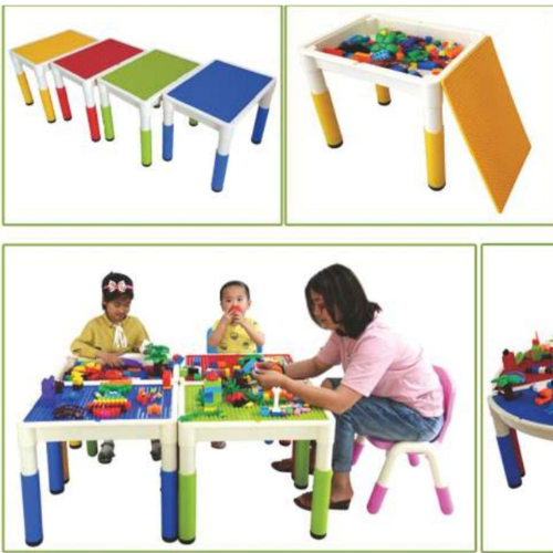 LEGO Table for Kids Adjustable Height | Building Block Play Table Ages 3–7