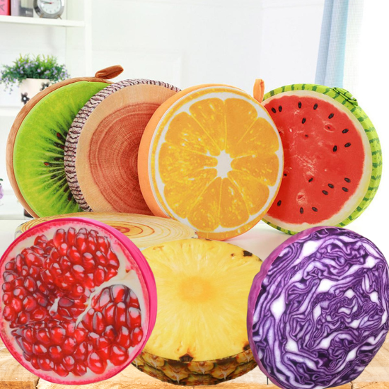 Fruit &amp; Vegetable Cushion Seating Set (10 Pcs) | Kids Classroom Floor Cushions