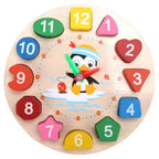 Teaching Clock Wooden | Educational Time Learning Toy for Kids