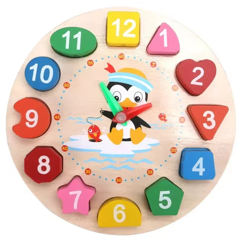 Teaching Clock Wooden