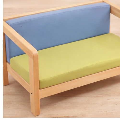 Kids Lounge Sofa Set 3 Pcs | Montessori Wooden Seating Set for Kids