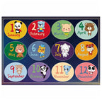 Months of the Year Play Mat Kids | Educational Learning Floor Mat