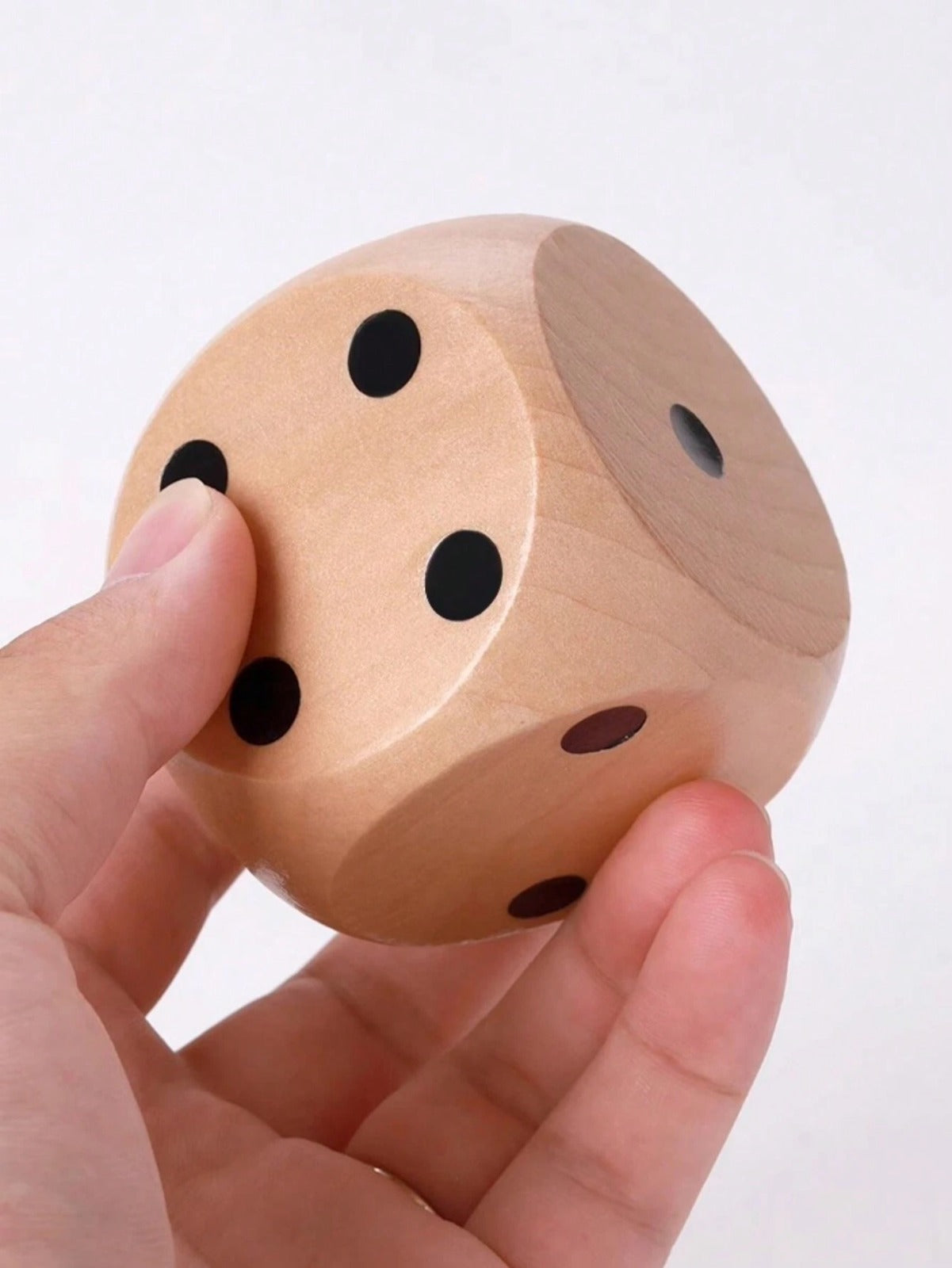 Wooden Dice Large 5cm | Math Learning Dice for Addition & Subtraction Kids Toy