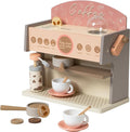 Wooden Coffee Maker Toy for Kids | Pretend Play Coffee Machine Set with Cup & Accessories