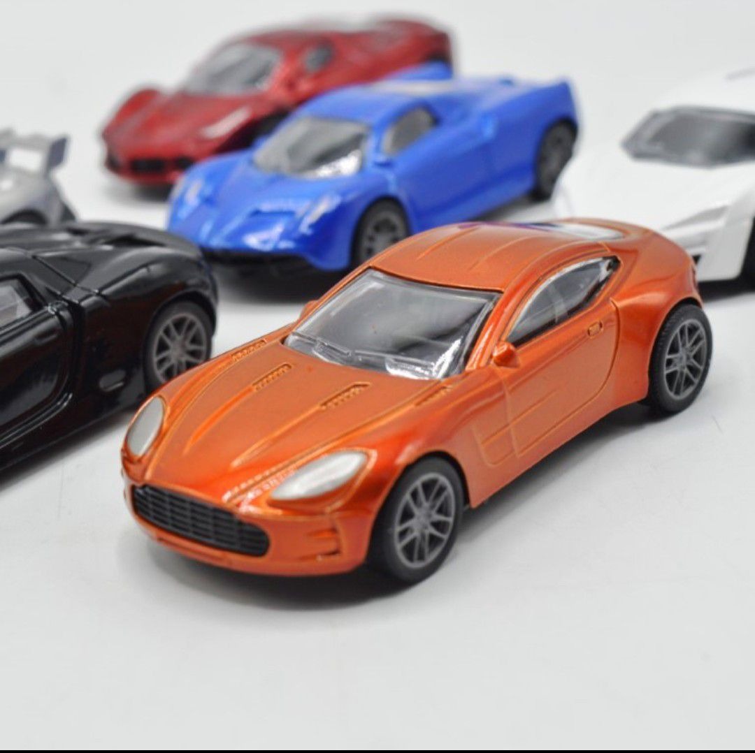 Pull Back Diecast Racing Cars Set of 6 | Kids Racing Toy Cars 3+ Years