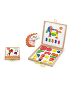 Magnetic Blocks for Kids | 42 PCS Educational STEM Building Toy Set with Pattern Cards
