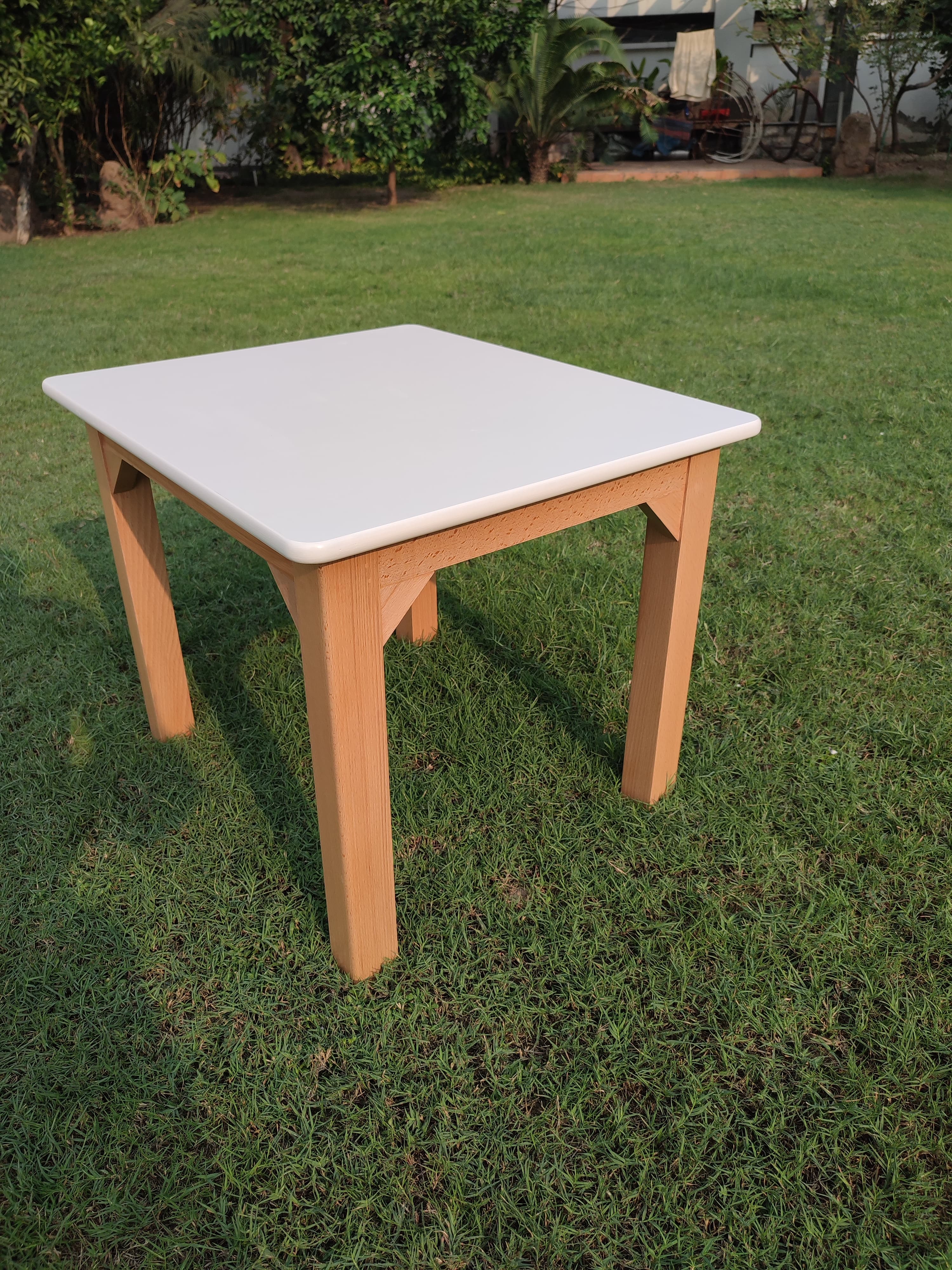 Toddler Chairs & Table Set | Solid Beachwood Kids Furniture Set for Ages 1–5