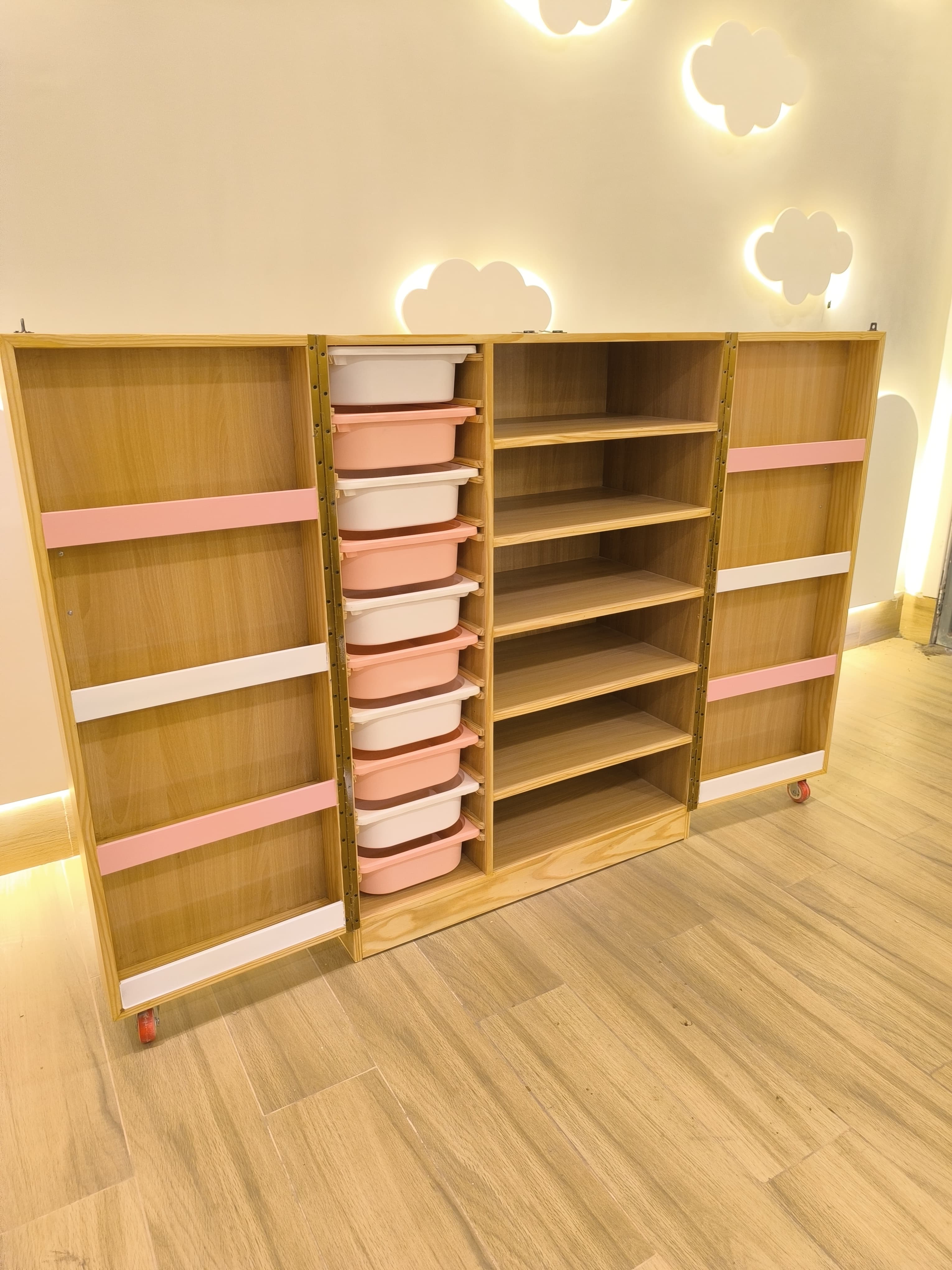 Bubblegum Art Cupboard | School Art & Storage Cabinet for Classrooms