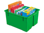 Heavy Duty Storage Bin | Kids Classroom Plastic Storage Organizer Box