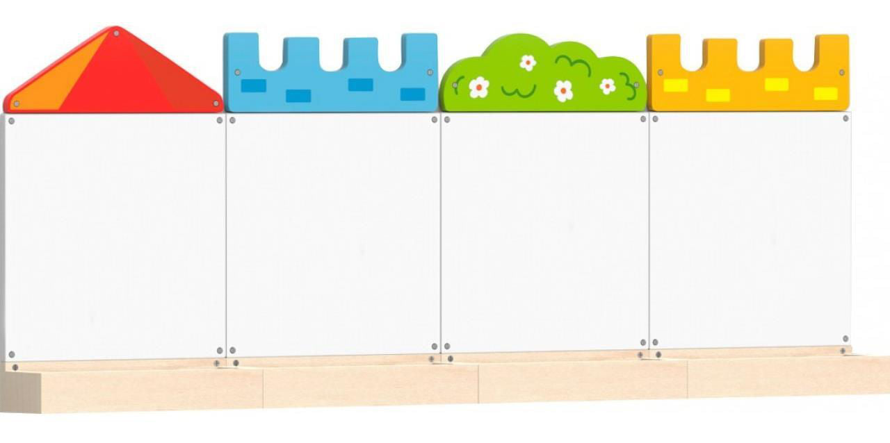 Magnetic Dry Erase White Board Set | Montessori Learning Wall Toy for Kids 3+