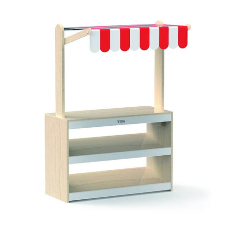 Supermarket Play Set for Kids | Wooden Fruit, Vegetable & Fridge Pretend Shop 3-in-1