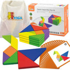 Magnetic Tangram Blocks 36 Pcs Set | Educational Puzzle Toy for Kids 3+