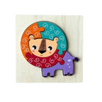 Wooden Puzzles Martin Set of 12 | Kids Educational Animal & Vehicle Puzzle Toy