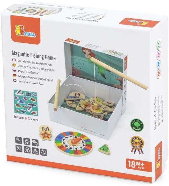 Magnetic Fishing Game | Kids Educational Sea Animal Catching Toy Set