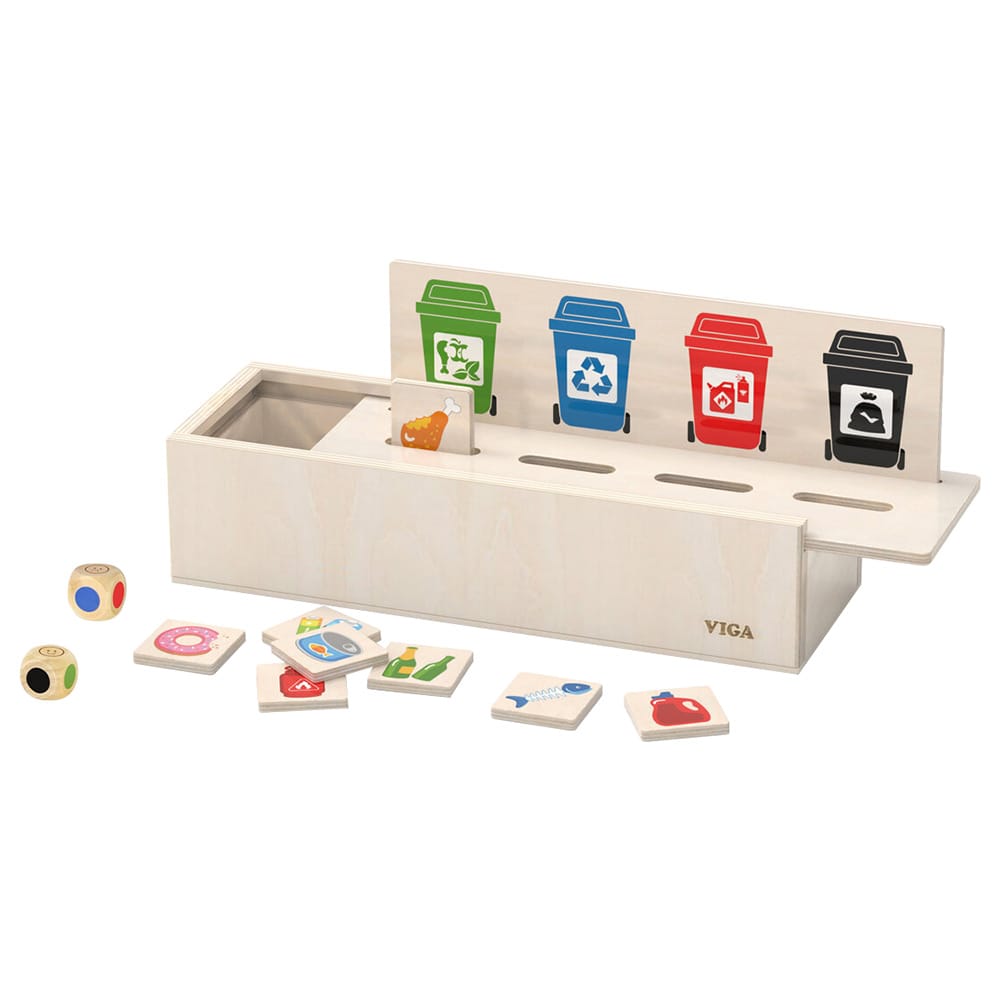 Waste Sorting Box Kids | Educational Recycling Learning Toy Montessori