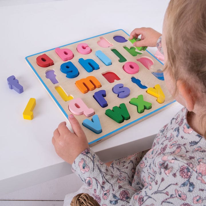 Lower Case Alphabets Wooden Puzzle | Kids ABC Learning Toy