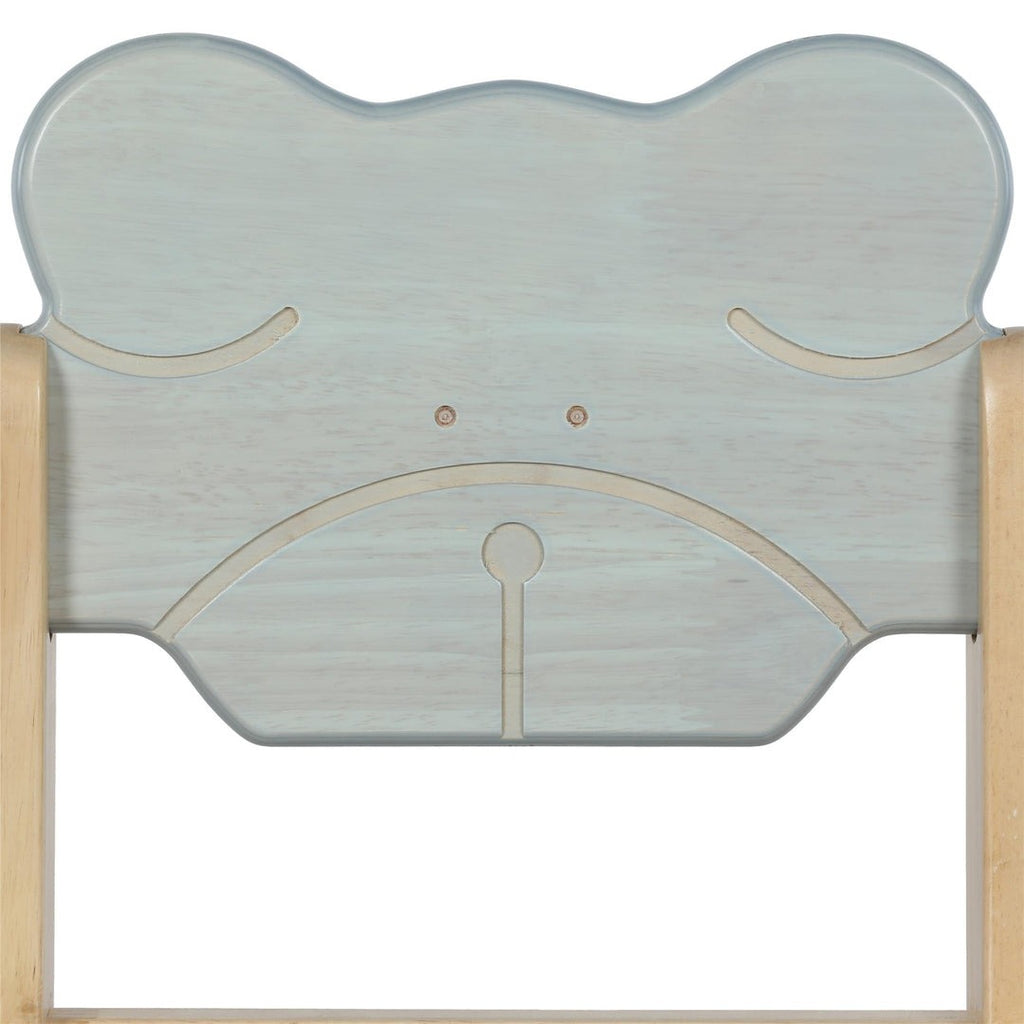 Wooden Animal Chair for Kids | Elephant Bear Panda Solid Beechwood Seating