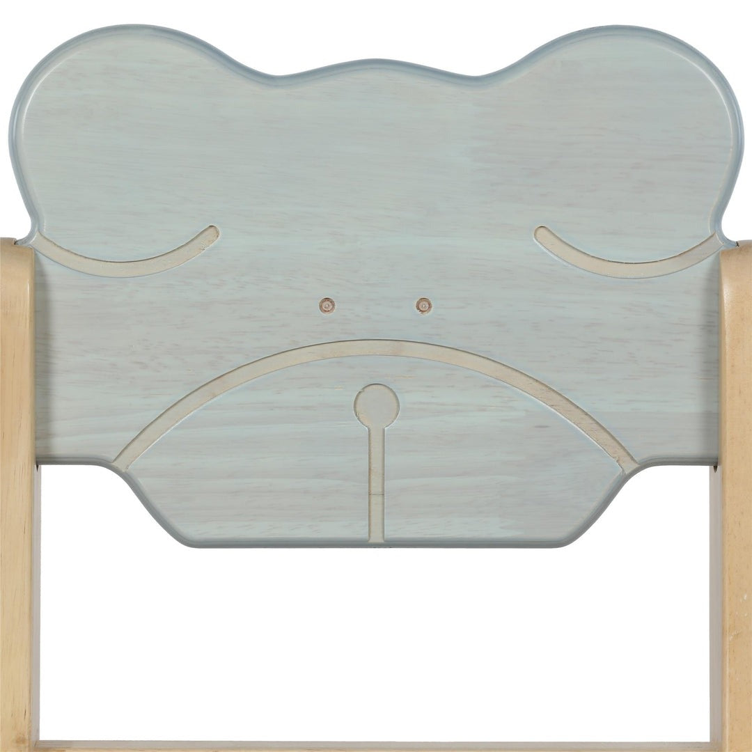 Wooden Animal Chair for Kids | Elephant Bear Panda Solid Beechwood Seating