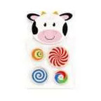 Cow Wall Toy Panel | Kids Wooden Activity Wall Toy 12M+ Learning Panel
