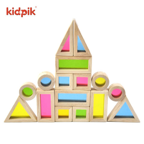 Rainbow Mirror Blocks 24 Pcs Kidpik