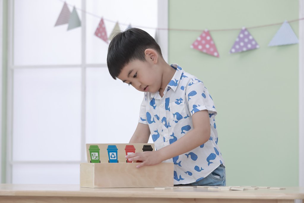 Waste Sorting Box Kids | Educational Recycling Learning Toy Montessori