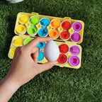 Matching Eggs 12 Pcs | Kids Shape & Color Sorting Educational Toy Set