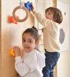 Swedish Ladder Climbing Set for Kids | Wall Climber, Ramp & Rope Panels Activity Unit