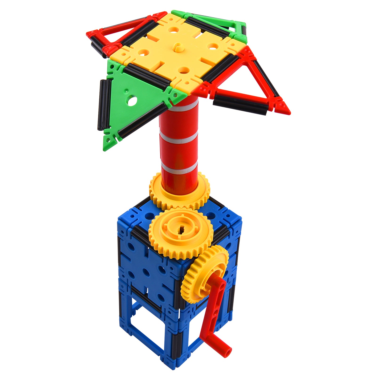 IQ House 175-Piece Building Block Set | Kids DIY STEM Construction Educational Toy