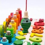 Montessori Smart Math Board | Kids Number Matching & Fishing Learning Toy