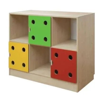 Dice Cabinet with 2 Doors | Elegant Storage Cabinet for Home, School Office