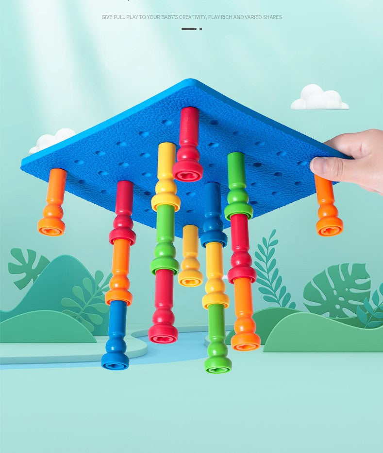 Stacking Blocks Educational Building Toy | Creative STEM Construction Set for Kids 3+