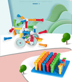 Stacking Blocks Educational Building Toy | Creative STEM Construction Set for Kids 3+