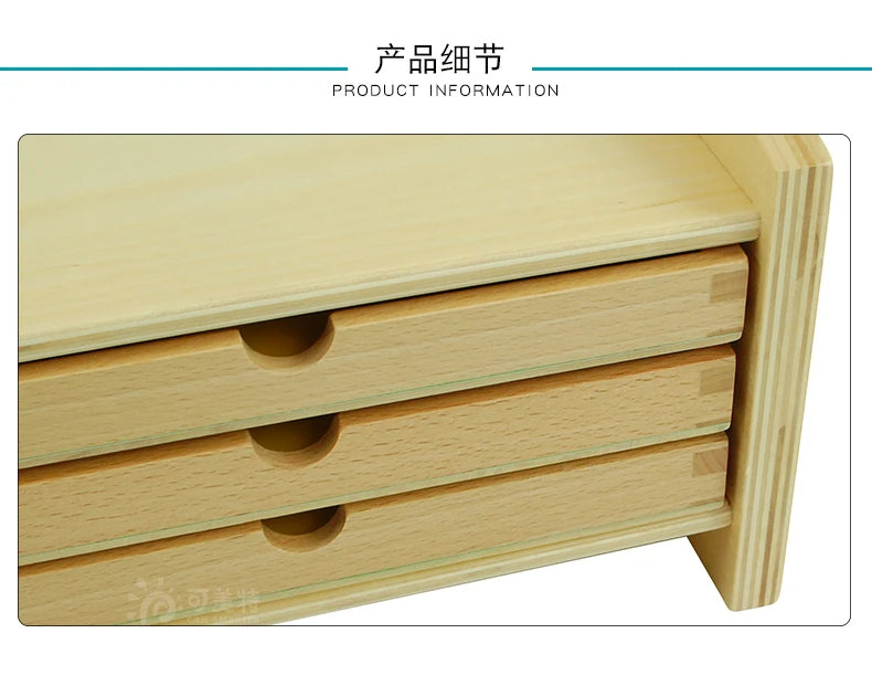 Leaf Cabinet 18 Insets Montessori Botany | Wooden Nature Learning Educational Toy