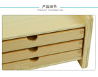 Leaf Cabinet 18 Insets Montessori Botany | Wooden Nature Learning Educational Toy
