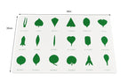 Leaf Cabinet 18 Insets Montessori Botany | Wooden Nature Learning Educational Toy
