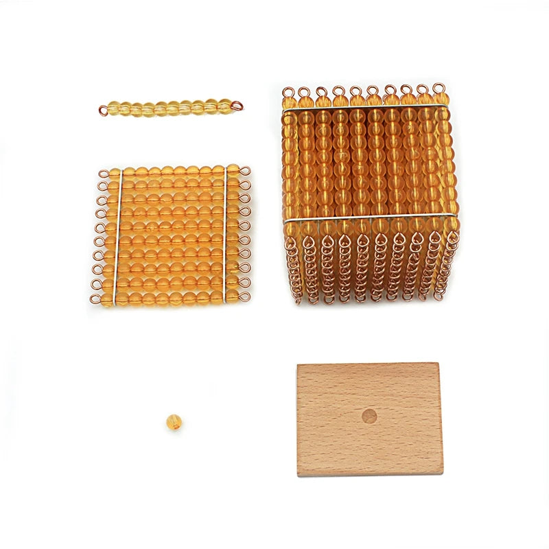 Montessori Introduction to Decimal System | Golden Beads Learning Educational Toy