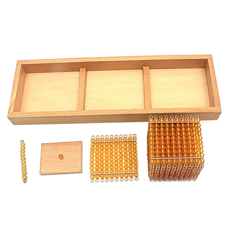 Montessori Introduction to Decimal System | Golden Beads Learning Educational Toy