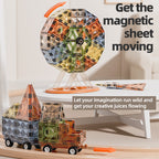 Magic Magnetic Blocks Set 78 Pcs | 3D STEM Building Magnetic Sticks & Balls Toy Kids