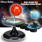 Solar Activity Earth Sun Moon Model Kit | Planetarium Educational STEM Toy for Kids