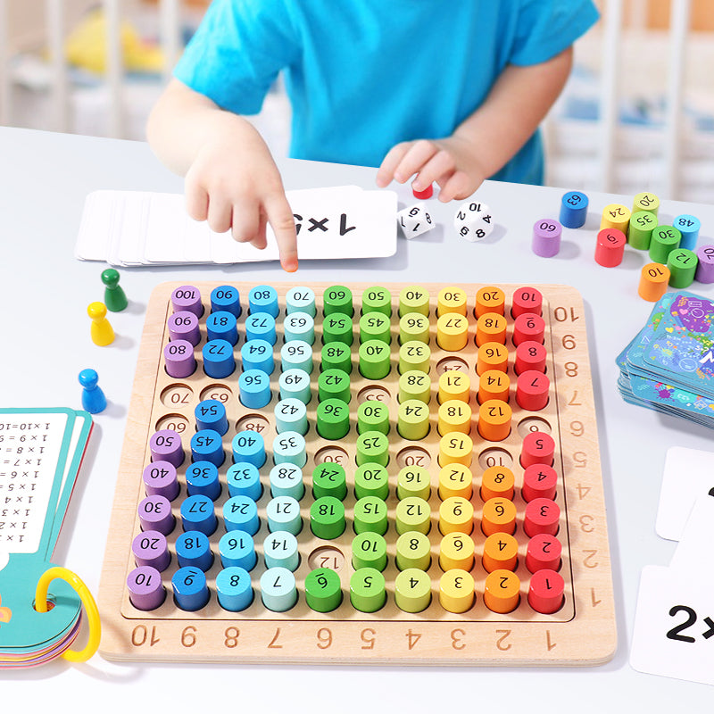 Multiplication Board Game | Kids Math Learning Toy for Times Tables Practice