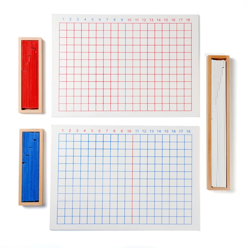 Addition & Subtraction Strip Board Montessori Math Toy | Kids Learning Material