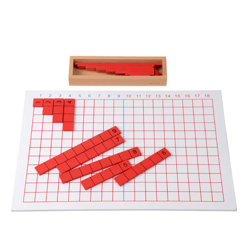 Addition & Subtraction Strip Board Montessori Math Toy | Kids Learning Material