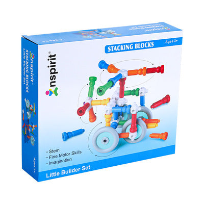 Stacking Blocks Educational Building Toy | Creative STEM Construction Set for Kids 3+
