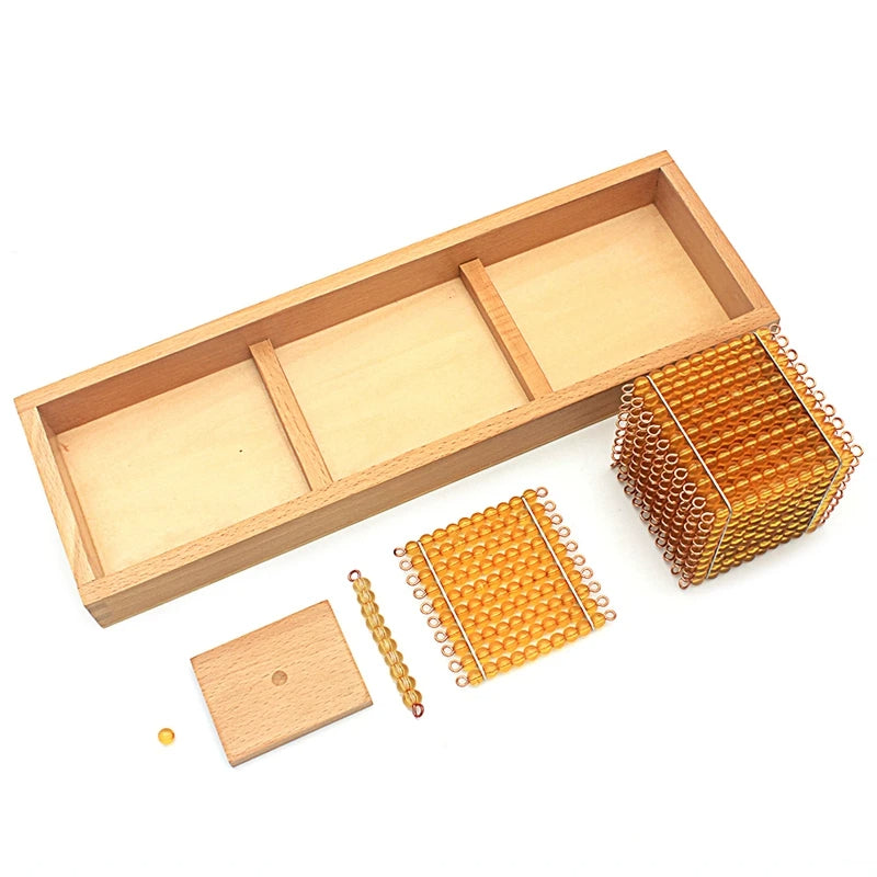 Montessori Introduction to Decimal System | Golden Beads Learning Educational Toy