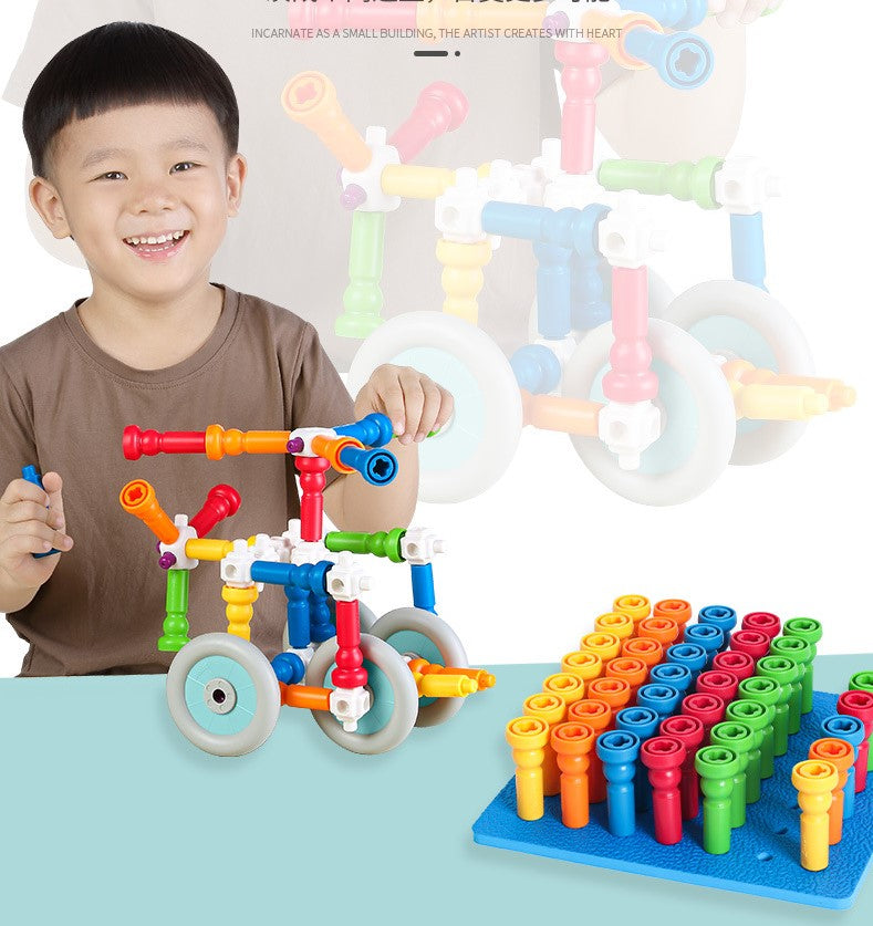 Stacking Blocks Educational Building Toy | Creative STEM Construction Set for Kids 3+