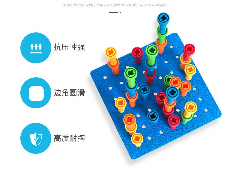 Stacking Blocks Educational Building Toy | Creative STEM Construction Set for Kids 3+